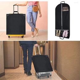 Storage Boxes Dress Garment Bag Travel With Dust-proof Cover Breathable For Suits Dresses Coats Closet Organiser Home