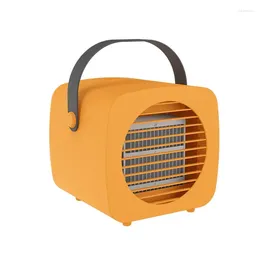 Mini Air Conditioning Desktop Fan USB Power Supply With Lights Spray Humidification Refrigeration Small Cooler