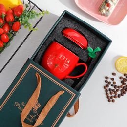 Mugs Ceramic Cup Apple-shaped Mug Christmas Creative Wedding Business Gift Set