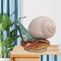 Night Lights Cartoon Snail Light Nursery Nightlight Lamp Animal Bedside For Living Room Restaurant Office Bedroom Tabletop Drop Deli Dhqdh