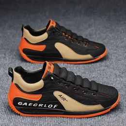 2023 Microfiber Mens Sneakers Fashion Thick Sole Men Casual Shoes Luxurious Breathable Outdoor Soft Sole Male Running Shoes 240125