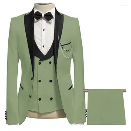 Men's Suits 2024 Suit Three Piece Wedding Dress Business Professional Casual