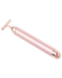 Pink New Beauty Bar Facial Roller Face Skin Vibration Skincare Massager Device Tool Face Lift Tools Fashion6754887