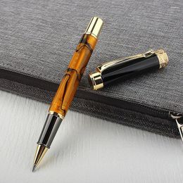 Luxury Metal Acrylic Rollerball Pen Black Color Ink Student School Stationery Business Office Supplies Pens