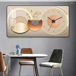 Wall Clocks The Clock Decorative Painting Living Room Home Mute Is Now On Behalf Of Hanging