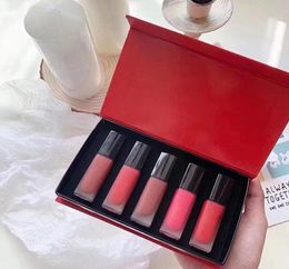 Drop Lip Brand Makeup Set Matte Liquid Lipstick Lip gloss For Christmas Valentine039s Day Gift make up 6PcsLot lipglo9804324