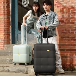 Suitcases Well-designed Rolling Luggage Travel Suitcase Fashion Colour Scheme Trunk Large Capacity Silent Universal Wheel