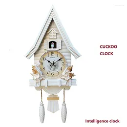 Wall Clocks 20inch Cuckoo Clock Living Room Bedroom Lovely Children's Cartoon Hanging Watch Silent Quartz