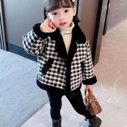 Down Coat Baby Girls Windbreaker Jacket Autumn Winter Warm Thick For Outwear Fashion Korean Version Children Clothing TY97