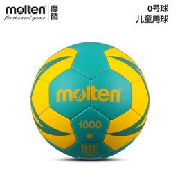 Molten HX1800 Handball Inflationfree Official Standard Size 0123 PU Hand Stitch Ball for Children Indoor Training 240131