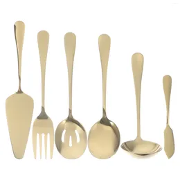 Dinnerware Sets Western Restaurant Tableware Stainless Steel Cutlery Flatware Steak Fork Spoon Kit