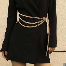 Belts Retro Style Clothes Decoration Round Pendant Adjustable Tassel Women Body Chain Waist Aluminium Metal