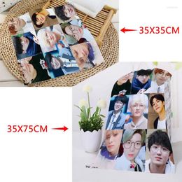 Towel SF9 Towels Size 35x35cm 35x75cm Square Rectangle Printing Cotton Face Fabric Custom Logo