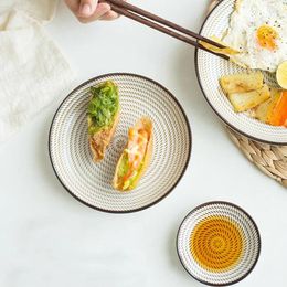 Plates Japanese Full Porcelain Sets Wedding Kitchen Salad Dinner Sauce Dish Dessert Vajillas Completa Set