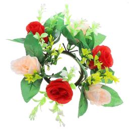 Decorative Flowers Rose Ball Cutainsforbedroom Wedding Flower Decorate Fake Plant Simulated Bouquets Plastic Party Artificial Decore