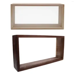 Frames Shadow Box Picture Frame Po Deep Wooden Boxes Display Cases