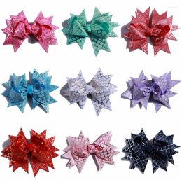 Hair Accessories 60PCS 10CM Fashion Grosgrain Ribbon Swallow-tailed Bows For Headbands Clips You Pick Colors