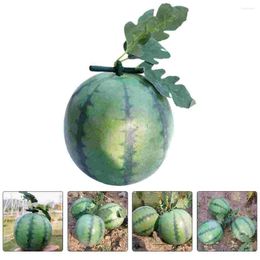 Party Decoration Simulated Watermelon Faux Decor Fake Fruits Ornament Pography Props Lifelike Model Layout Scene Decorative Foam Plant