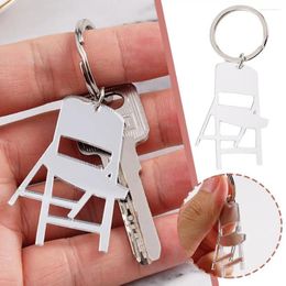 Keychains Folding Chair Keychain Small Pendant Originality Fun And Fashionable Decorations Souvenir Gifts For Friends B9Q1