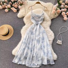 Casual Dresses OCEANLOVE Beach Style Spring Summer Long Mori Girls Elegant A-line Vestidos Mujer Korean Fashion Sweet Women Dress