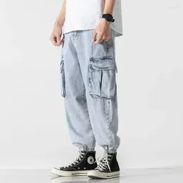 Men's Jeans Oversized Cargo Pants Multi-pockets Women's Vintage Loose Wide Leg Streetwear Casual Hip-hop Trousers