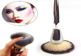 Very Big Beauty Powder Brush Blush Foundation Round Make Up Tool Large Cosmetics Aluminium Brushes Soft Face Makeup2103949