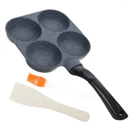 Pans Non Stick Pan Saute Small Egg Frying For Eggs Nonstick Deep Four Hole Omlette Mini