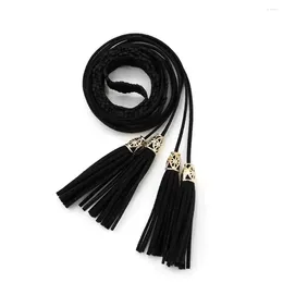 Belts DIY Dress Waistbands Accessories Hollow Bohemian All-match Braided Tassel Belt Women Waist Chain Rope Ethnic Style