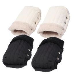 Stroller Gloves Anti Freeze Stroller Gloves Windproof Hand Warmer Muff Water Resistant Warmer Gift for Baby Stroller Accessory 240123