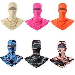 Bandanas Protection Quick Drying Snowboarding Fishing Skiing Neck Covers Men Women Mesh Face Cover Hiking Scarves Balaclava Mask