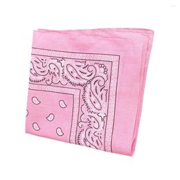 Bandanas Cotton Printed Bandana Paisley Headband Balaclava Square Scarf Handkerchief For Hip- Hop Cycling DIY Cover