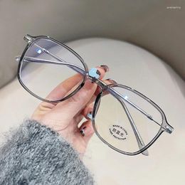 Sunglasses Frames Fashion Eyeglass Rectangle Shape Anti Blue Light Frame Glasses Men Women TR90 Material Eyeglasses