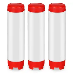 Storage Bottles 16 Oz Inverted Squeeze Refillable Tip Large Valve Dispenser For Sauces Ketchup