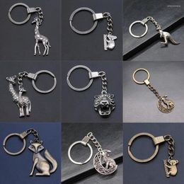 Keychains Forest Animal Findings Gift