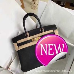 AAbirdkin Designer Totes Bag Togo Layer Cowhide Genuine Leather Handbag High-end Simple Large Capacity Bag 2V2Q