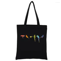 Shopping Bags Pride Plumage Graphic Funny Tote Bag Women's Handbags Shopper Totebag Fashion Casual Totes Eco Handbag Canvas Hand