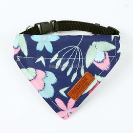 Dog Apparel 120 Pcs/lot Fashion Waterproof Pet Bandana Cat Neckerchief Collar Product