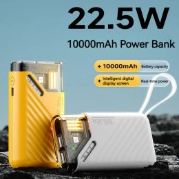 10000mAh Digital Display Outdoors Large Capacity Power Bank For iPhone 12 13 14 15 Pro Max External Quick Charger Battery Pack