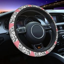 Steering Wheel Covers Saudi Arabia Pattern Car Cover 38cm Elastic Colorful Car-styling Accessories