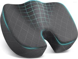 Pillow Memory Foam Seat Office Chair S Car Non-Slip Sciatica & Back Coccyx TailbonePain Relief Pad