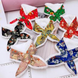 Dog Apparel Pet Scarf Dress Up Puppies Collars Year Cotton Cold Protection For Chinese Decoration