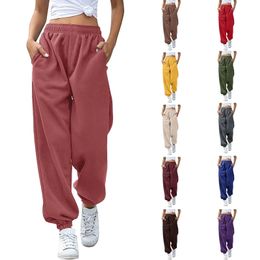 Womens Bottom Sweatpants No Drawstring Joggers Pants Workout High Casual Pants for Women 4x-5x Long Yoga Pants 240202