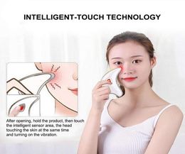 Facial Lifting Massager with Microcurrent Vibration Ion for Face and Neck Ion Skin Care Massage Pink1607935