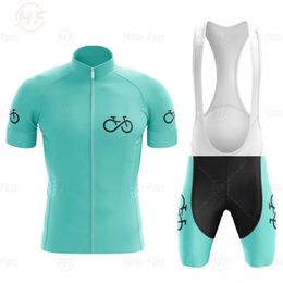 Cycling Clothing Men Ropa Ciclismo MTB Cycling Clothes Short Sleeve Bike Short Maillot Ciclismo Jersey Set Cycling Clothes Suits 240119