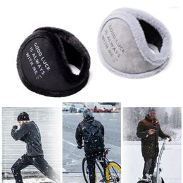 Berets Adjustable Ear Muffs For Cold Weather Foldable Warmers All Age Cycling Earmuffs Soft Plush Covers Hiking