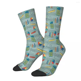 Men's Socks Statistics Math Male Mens Women Spring Stockings Harajuku