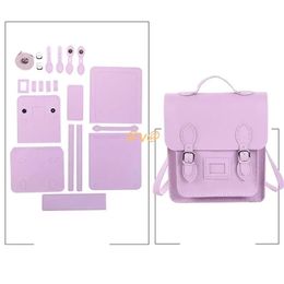 DIY Handmade Backpack DIY Hand-Woven Shoulder Bag Accessories DIY Bag Parts Supplies Kit Leather Massager Bag Gifts 240119