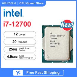 i712700 Processor 10 cores and 20 threads 25M Cache up to 490 GHz LGA1700 supporting B660 B760 no fan 240126