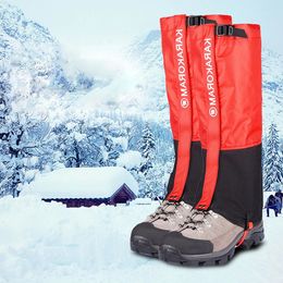 Waterproof Snow Leg Gaiters Hiking Boot Legging Shoes Outdoor Travel Camping Trekking Climbing Hunting Warmer Snake Shoe Cover240129