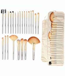 Vanderlife Pro Makeup Brushing Brushes Set 24pcslot Pinsel Cosmetic Foundation Powder Blush Eyeliner Blending Brushes wBag2647077